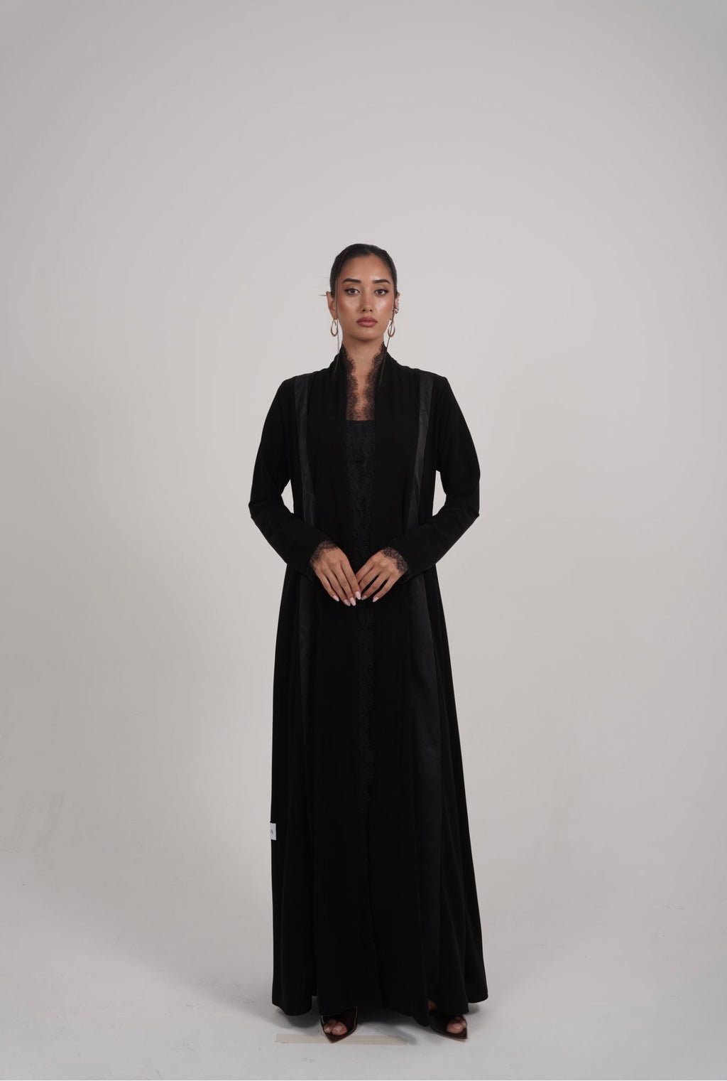 The Lace Veil Abaya