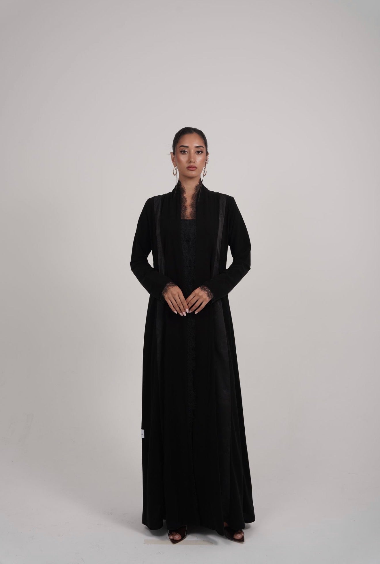 The Lace Veil Abaya