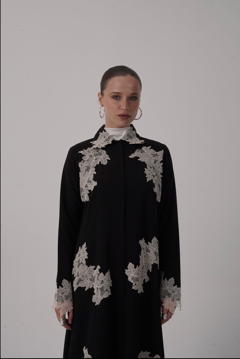 Ivory Vine Abaya