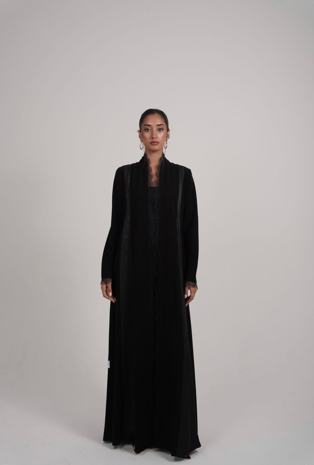 The Lace Veil Abaya
