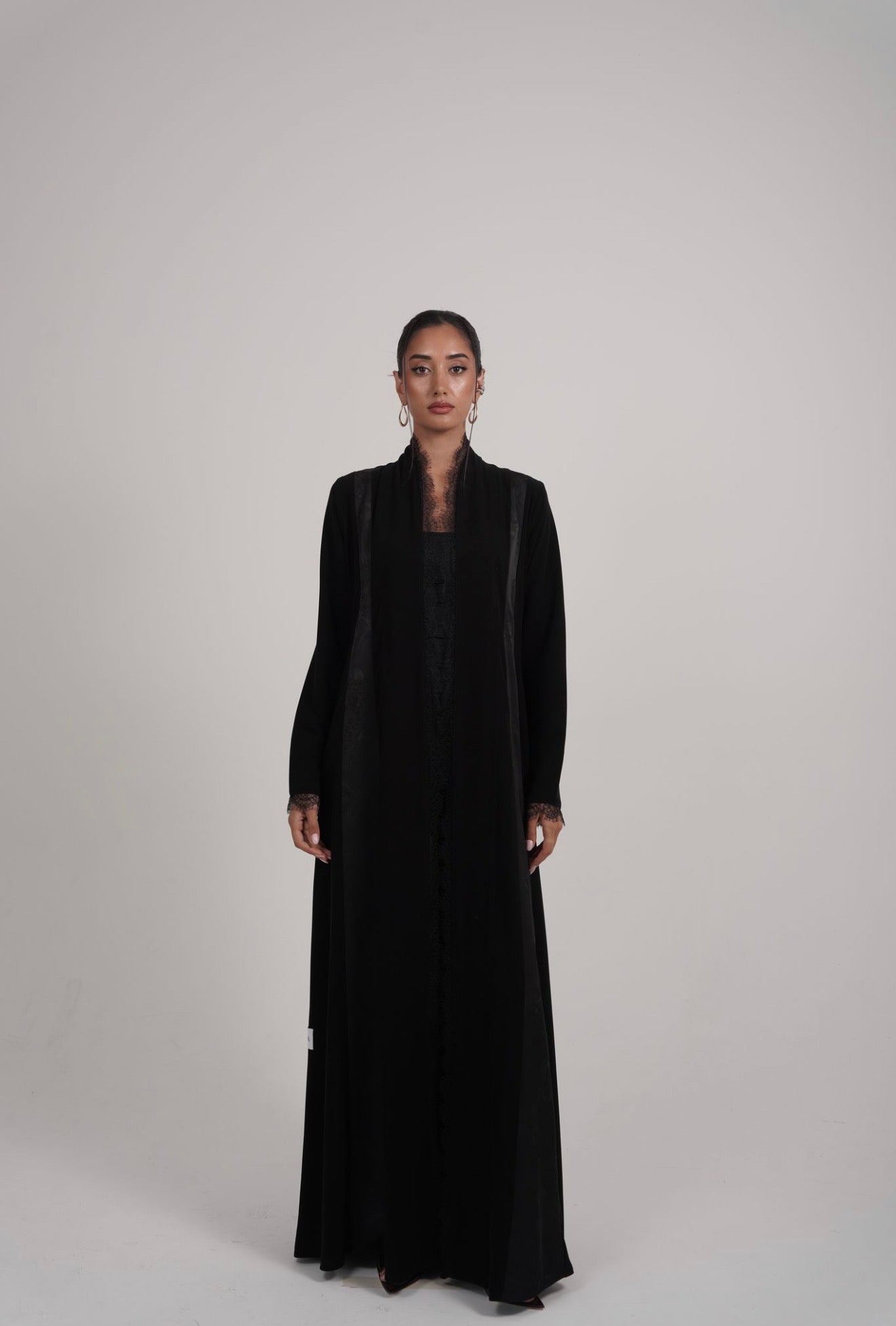 The Lace Veil Abaya