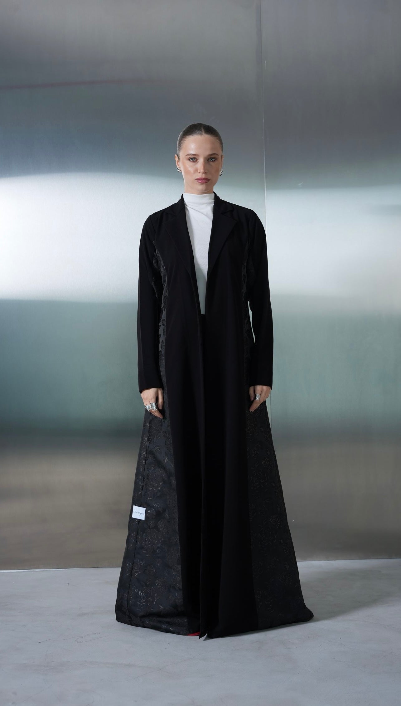 Midnight Contrast Abaya