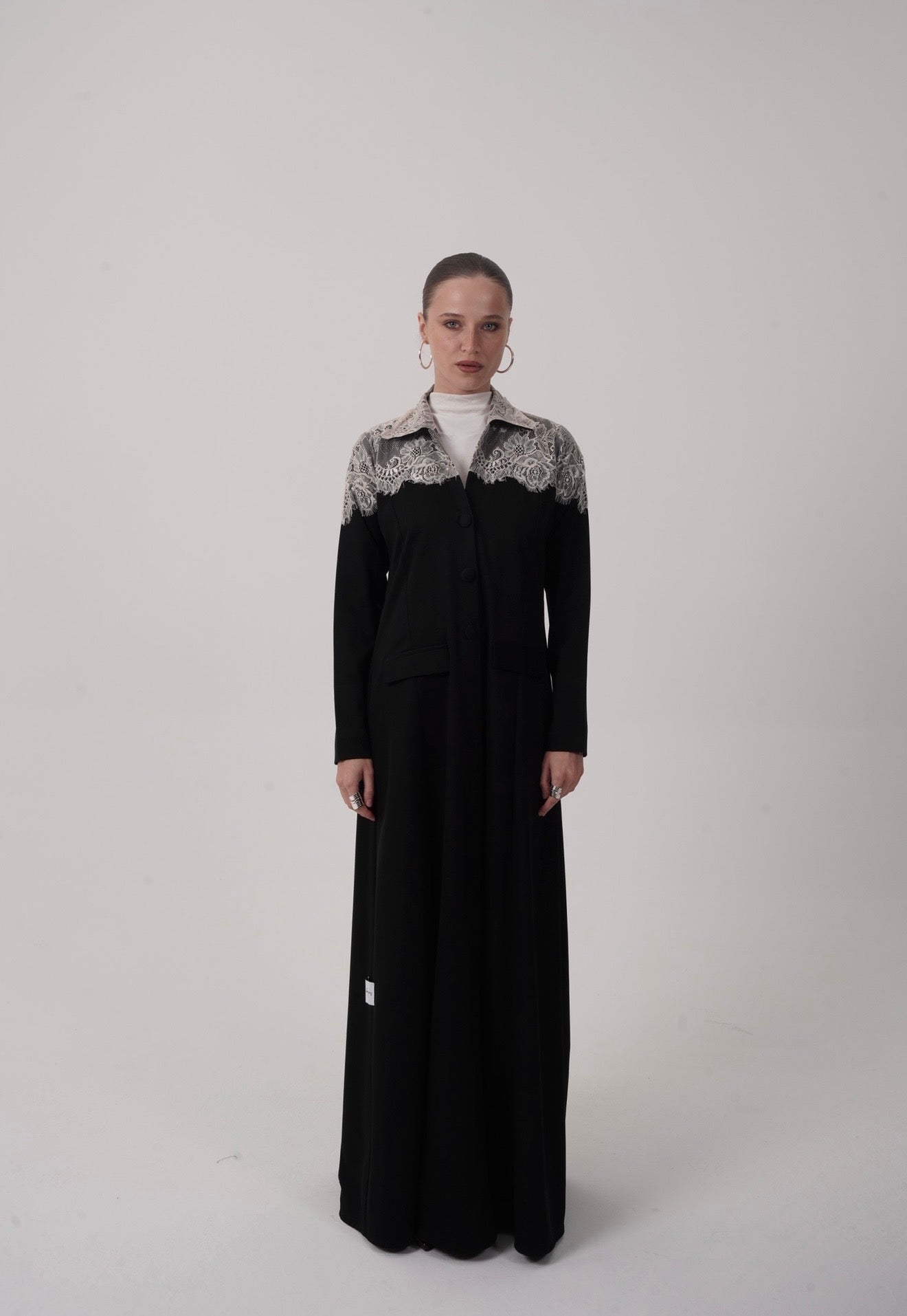 Celeste Noir Abaya