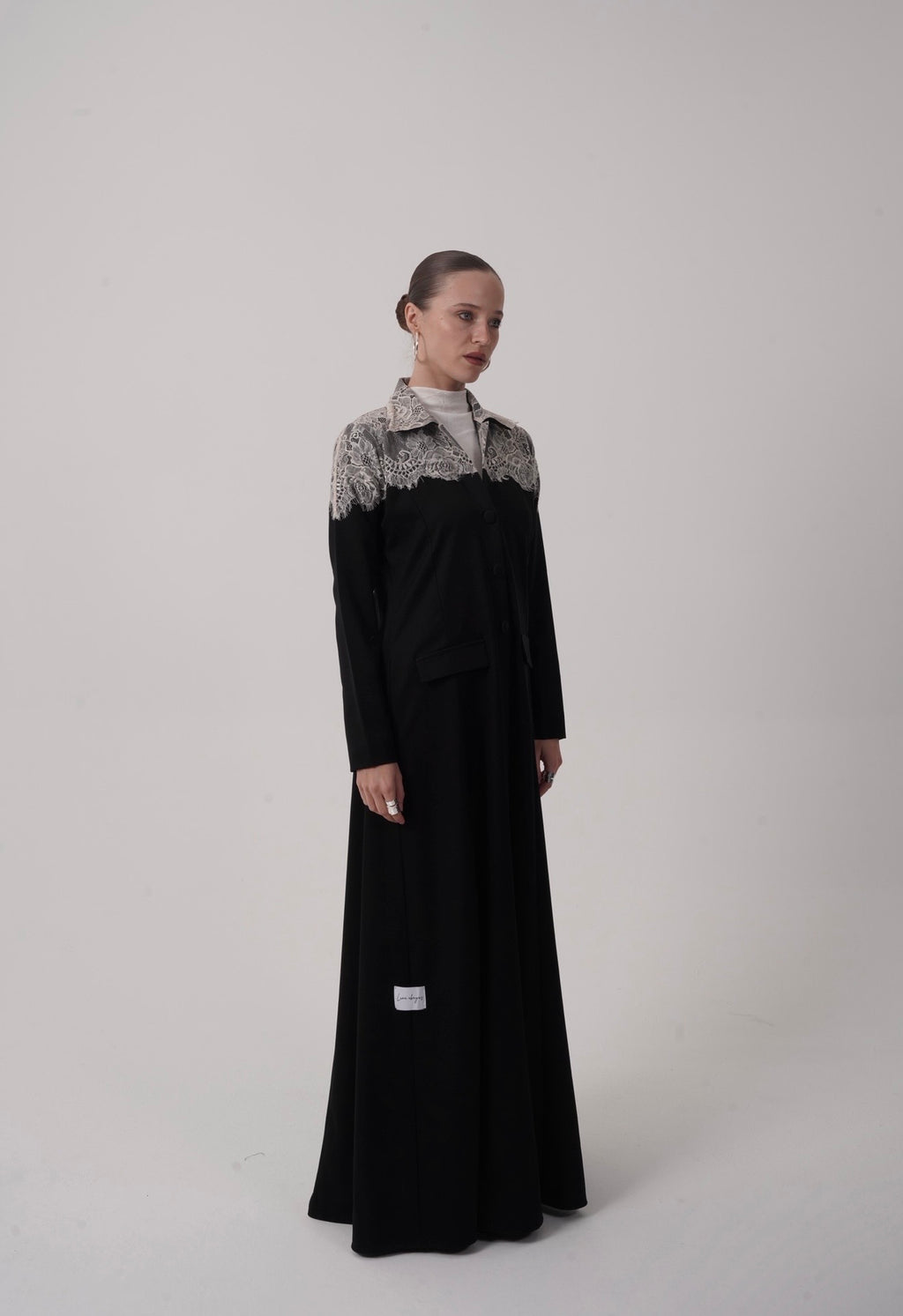 Celeste Noir Abaya