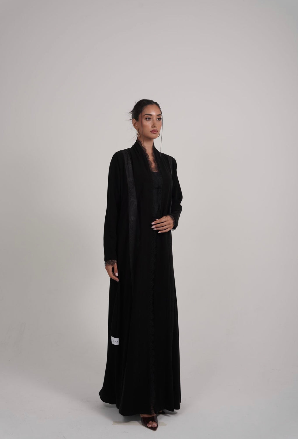 The Lace Veil Abaya