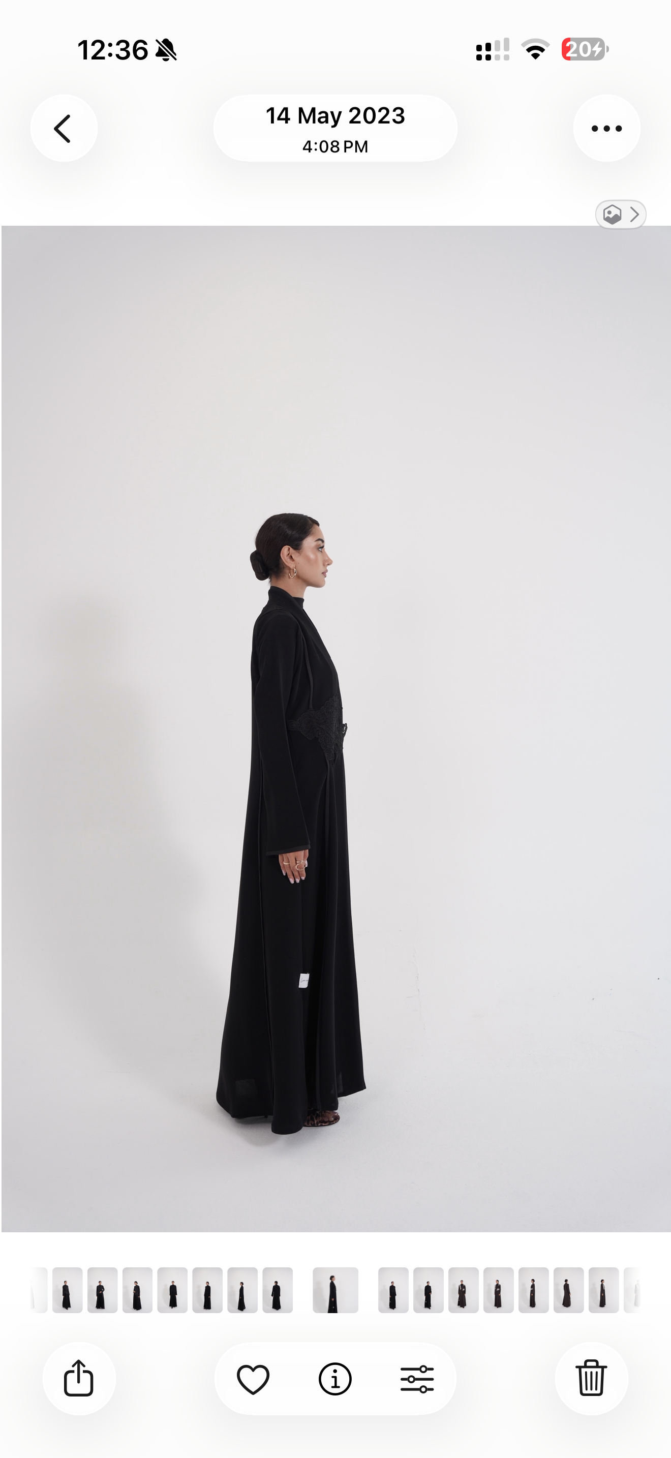 Noir Arabesque Abaya