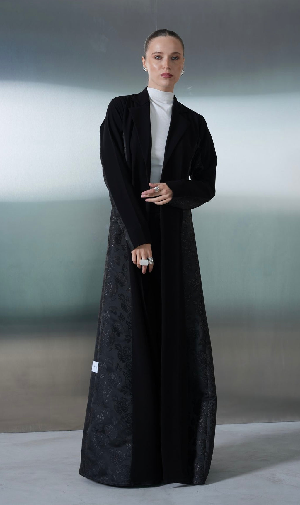 Midnight Contrast Abaya