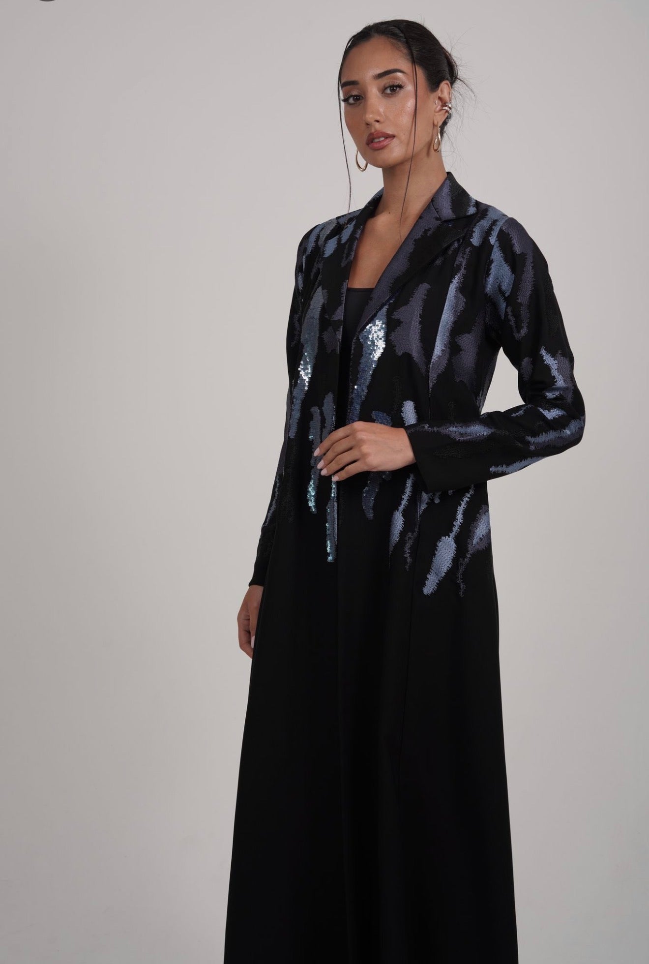 The Midnight Wave Abaya