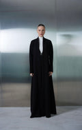 Noir Pin Closure Abaya