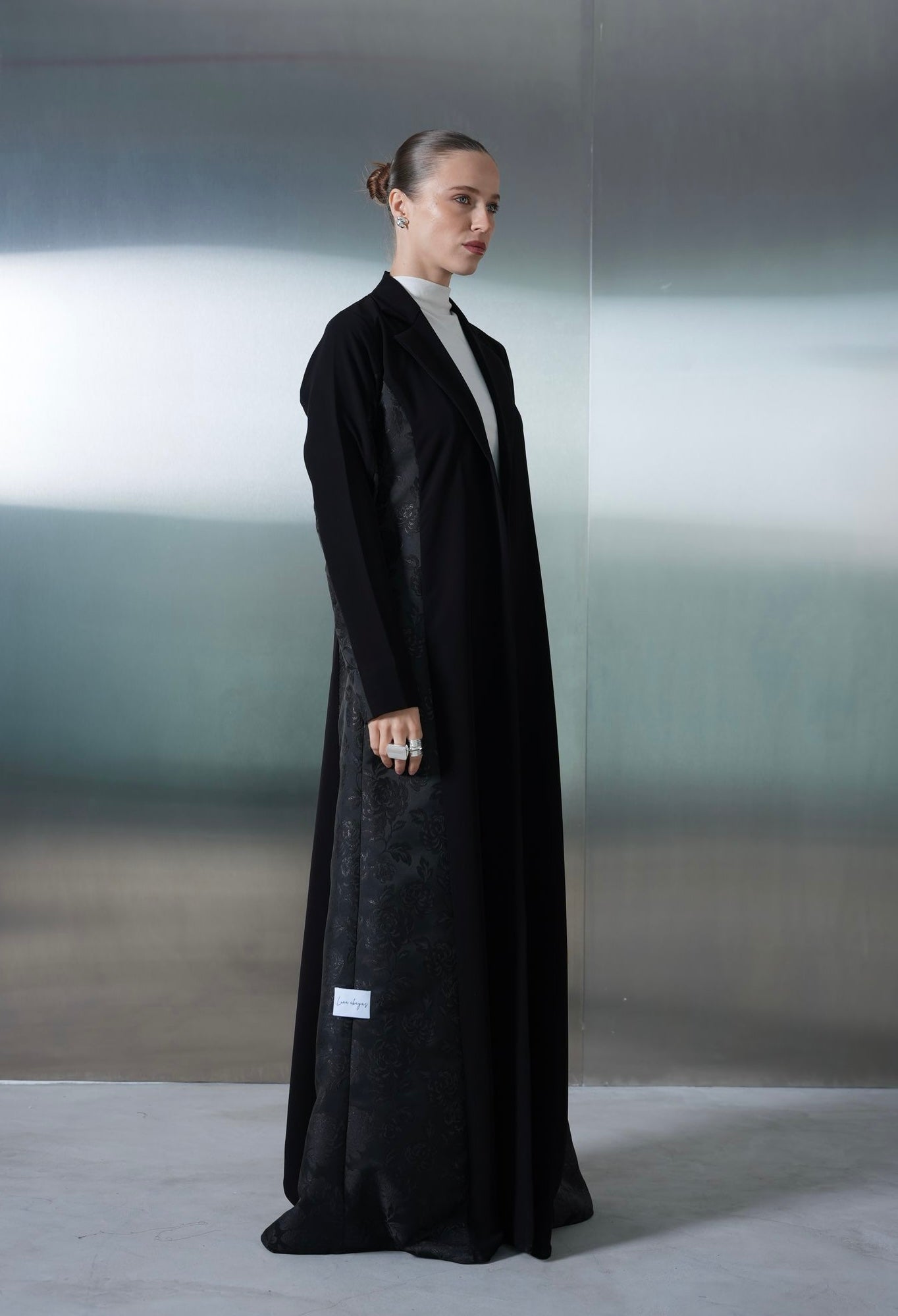 Midnight Contrast Abaya