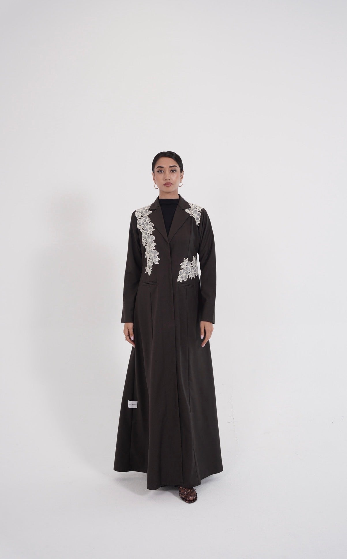 Ivory Blossom Abaya