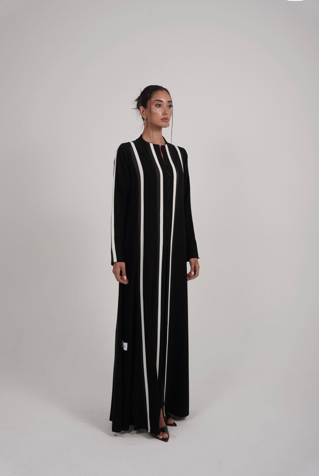 The Monochrome Line Abaya