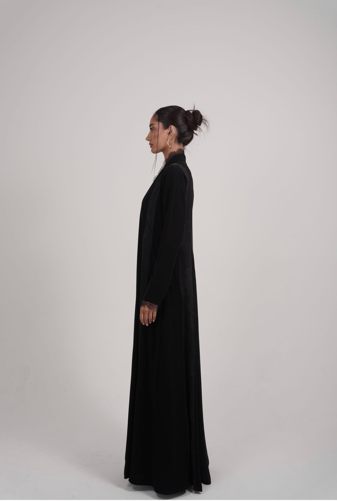 The Lace Veil Abaya