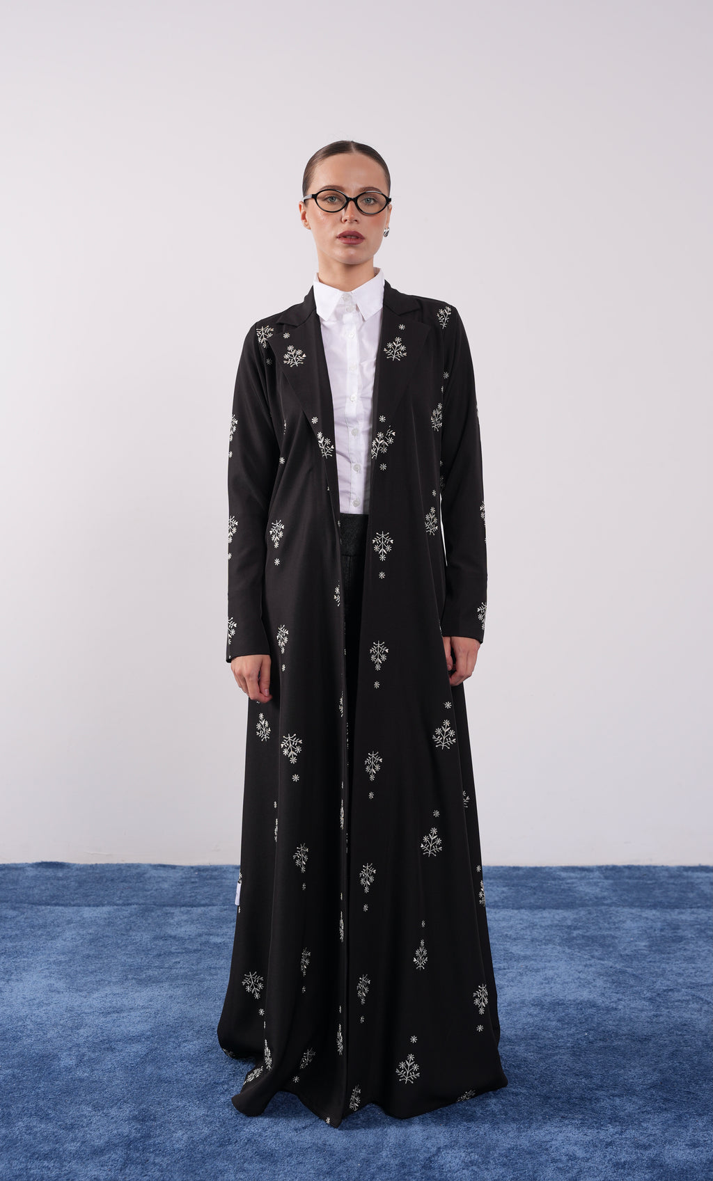Snowfall Noir Linen