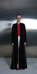 Midnight Polka Panel Abaya