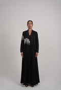 The Silver Bloom Abaya